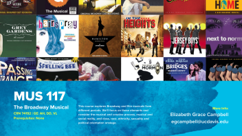 MUS 117 The Broadway Musical
